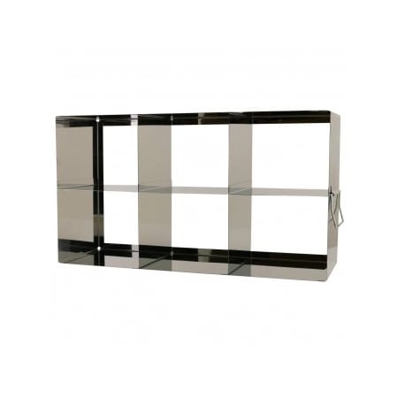 Custom Biogenic Freezer Rack, Upright, for 15 and 50ml Tubes, 18 1/4x5 7/8x 9 3/4" 247580